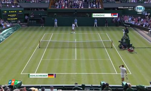 Novak Djokovic 3-0 Philipp Kohlschreiber