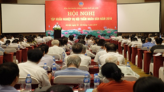 TAND TP Hà Nội: Tập huấn nghiệp vụ Hội thẩm nhân dân năm 2019