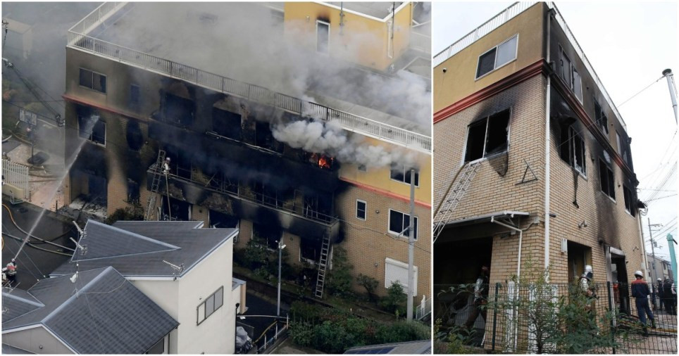 Xưởng phim hoạt hình nổi tiếng Nhật Bản bị đốt phá