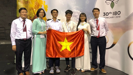 Việt Nam giành được 4 Huy chương Vàng tại kỳ thi Olympic Sinh học quốc tế năm 2019