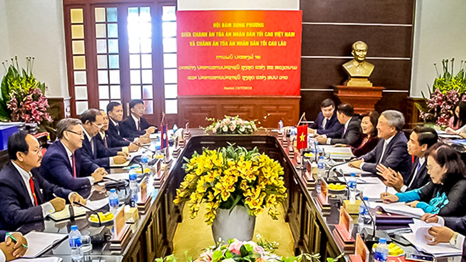 Quan hệ hợp tác giữa Tòa án  hai nước Việt Nam-Lào ngày càng hiệu quả, thực chất