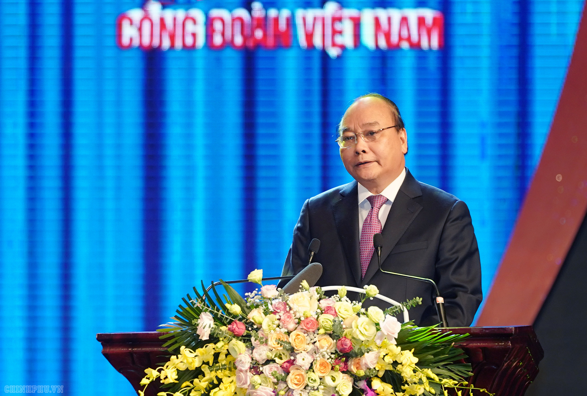 Thủ tướng dự lễ kỷ niệm 90 năm thành lập Công đoàn Việt Nam