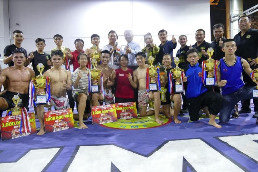 Gần 25 võ sĩ tranh tài tại giải Muay Thái quận 3 mở rộng