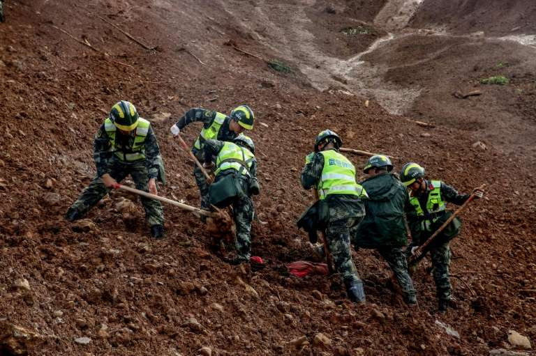 Sạt lở đất ở Trung Quốc: 38 người thiệt mạng