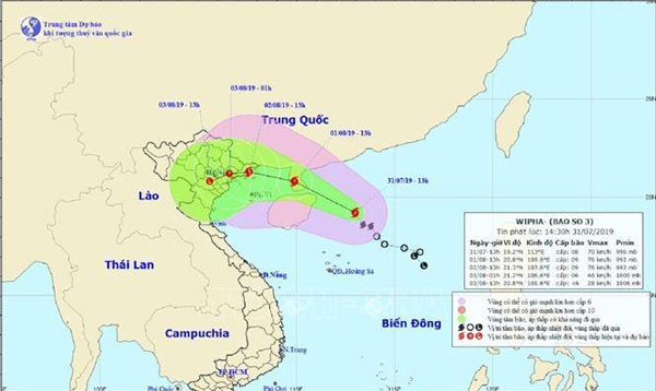 Quảng Ninh - Nam Định – Thái Bình chủ động công tác ứng phó với bão số 3