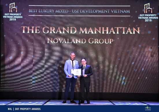 The Grand Manhattan lập cú hattrick giải thưởng trong phân khúc BĐS hạng sang