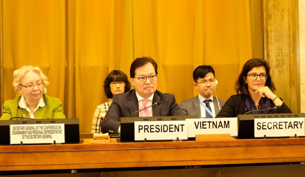 Việt Nam chủ trì phiên bế mạc Hội nghị Giải trừ quân bị 2019