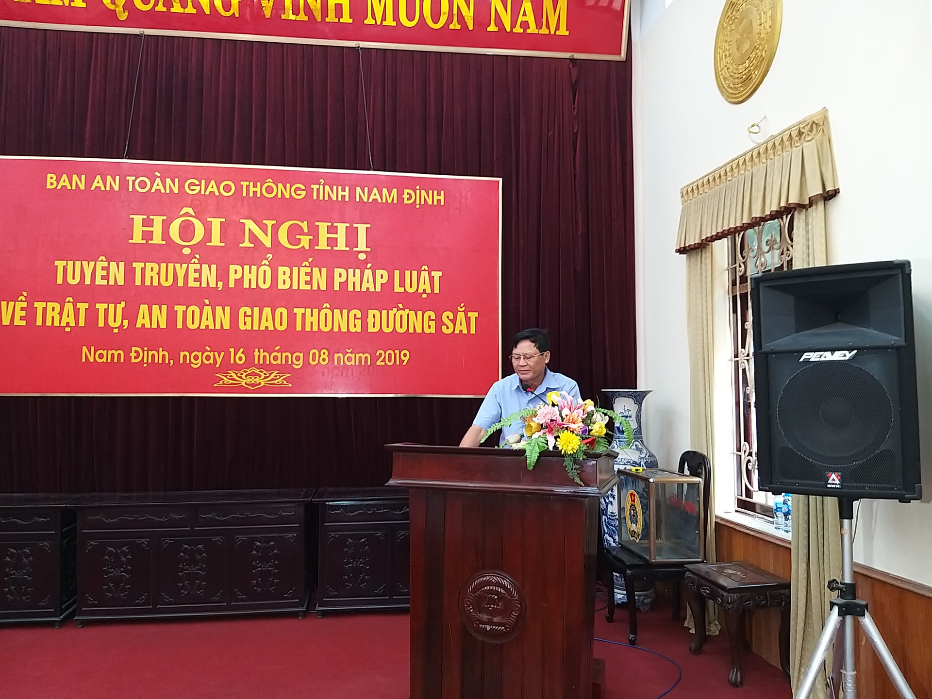 Nam Định: Hội nghị phổ biến pháp luật về trật tự an toàn giao thông đường sắt