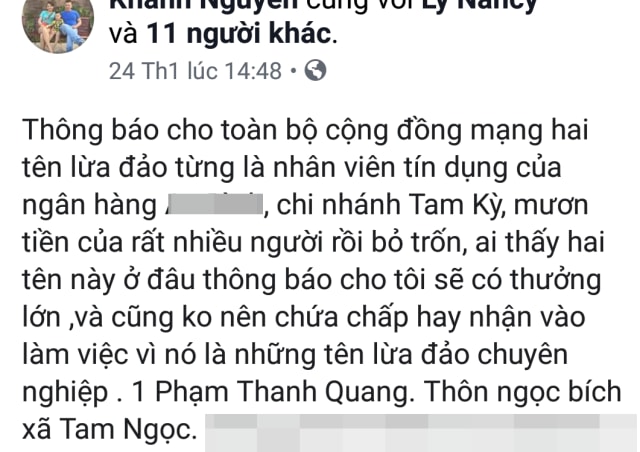 Nhân viên ngân hàng lừa đảo hàng chục tỷ đồng