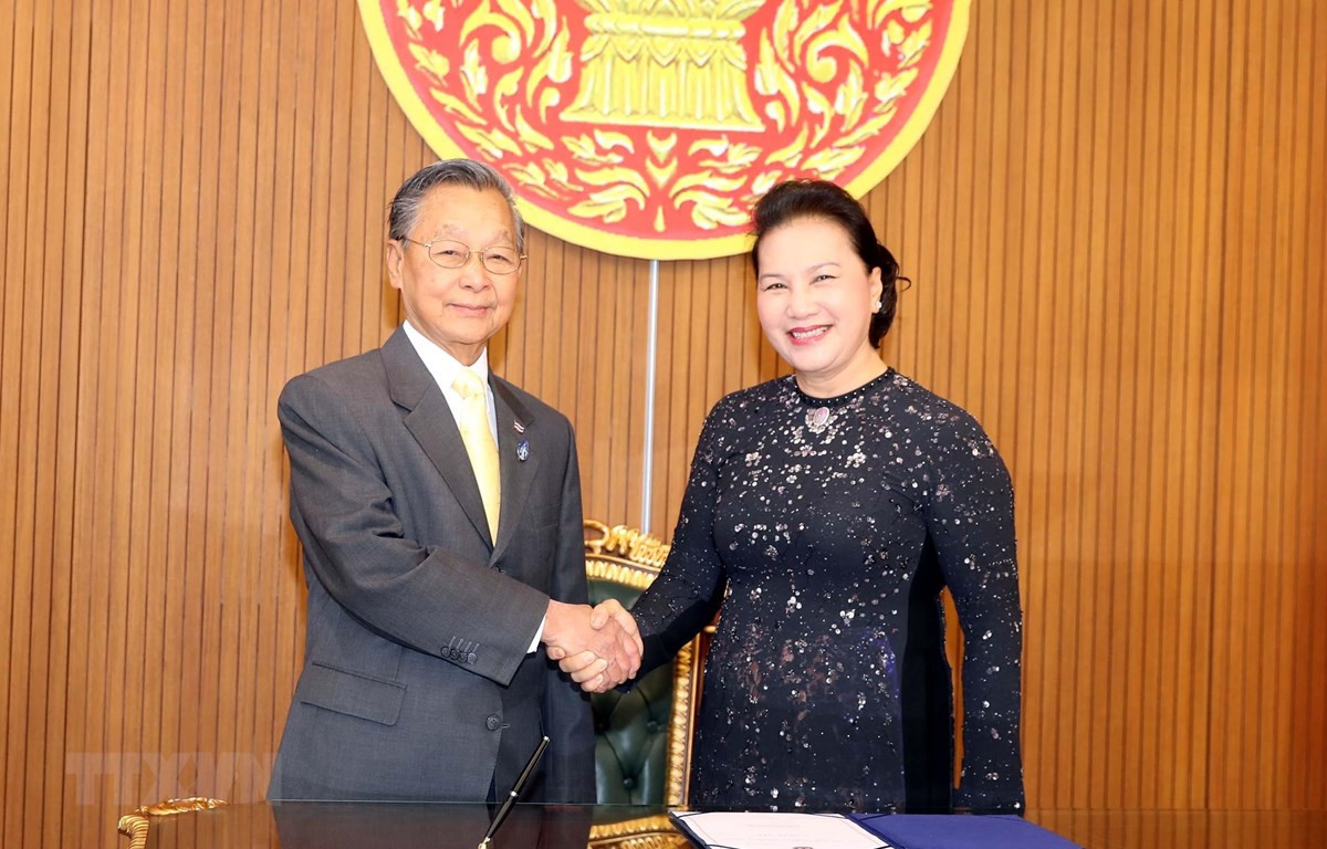 Chủ tịch Quốc hội Nguyễn Thị Kim Ngân hội đàm, hội kiến các nhà lãnh đạo Thái Lan