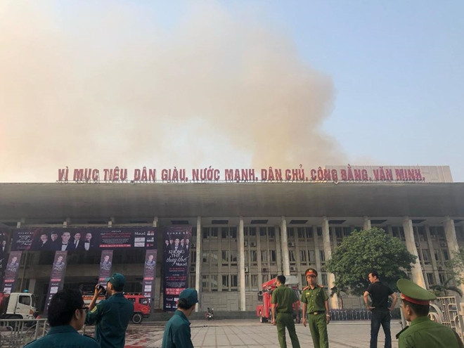Cháy tại Cung văn hóa Hữu nghị Việt Xô