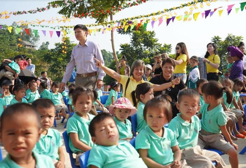 Trao 2 điểm trường mầm non tại xã vùng cao khó khăn của tỉnh Sơn La