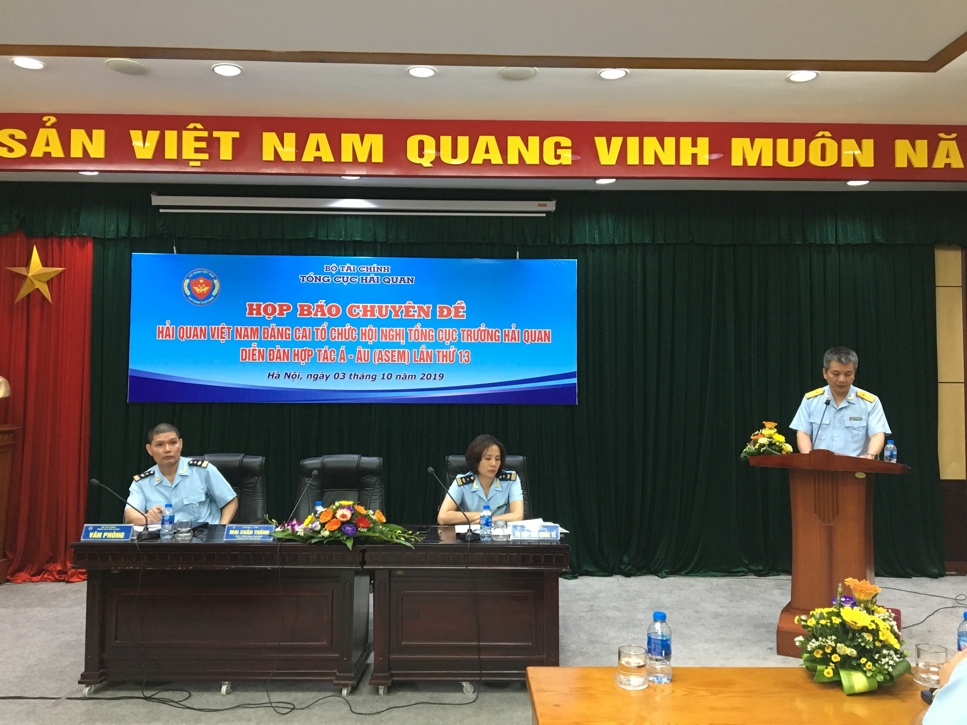 Hải quan Việt Nam đăng cai tổ chức Hội nghị Tổng cục trưởng Hải quan Diễn đàn Hợp tác Á - Âu (ASEM) lần thứ 13