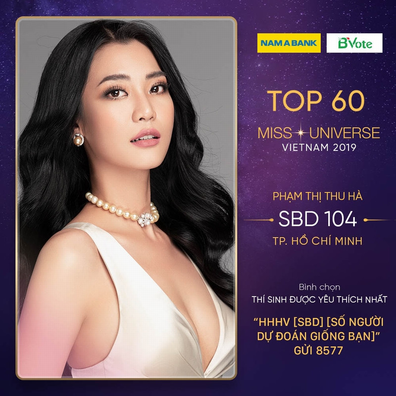 Cận cảnh vẻ đẹp của Top 60 ứng viên cho ngôi vị Hoa hậu Hoàn vũ Việt Nam 2019