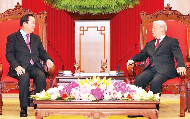 Thủ tướng Campuchia: Cố gắng hoàn tất phân giới, cắm mốc biên giới giữa Việt Nam-Campuchia