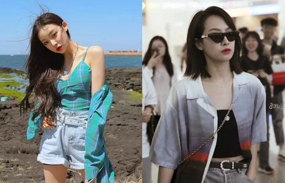 Cách diện áo sơ mi và quần short giúp bạn xinh đẹp trong một nốt nhạc, độ sành điệu tăng vài chân kính 10 Cách diện áo sơ mi và quần short giúp bạn xinh đẹp trong một nốt nhạc, độ sành điệu tăng vài chân kính 10