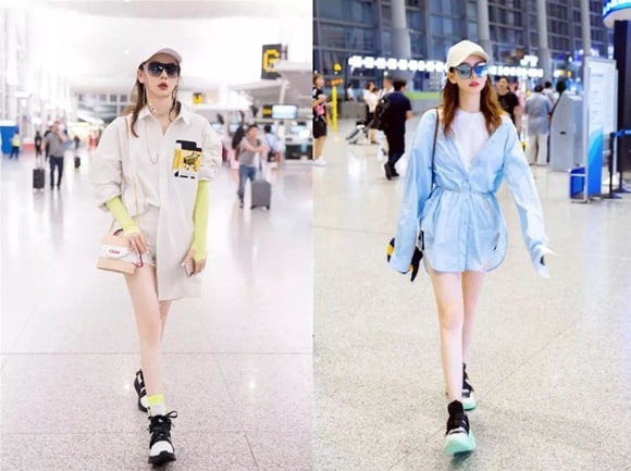 Cách diện áo sơ mi và quần short giúp bạn xinh đẹp trong một nốt nhạc, độ sành điệu tăng vài chân kính 4 Cách diện áo sơ mi và quần short giúp bạn xinh đẹp trong một nốt nhạc, độ sành điệu tăng vài chân kính 4