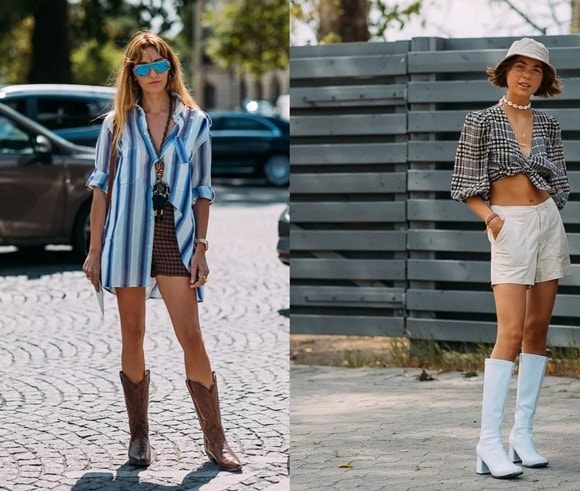 Cách diện áo sơ mi và quần short giúp bạn xinh đẹp trong một nốt nhạc, độ sành điệu tăng vài chân kính 5 Cách diện áo sơ mi và quần short giúp bạn xinh đẹp trong một nốt nhạc, độ sành điệu tăng vài chân kính 5