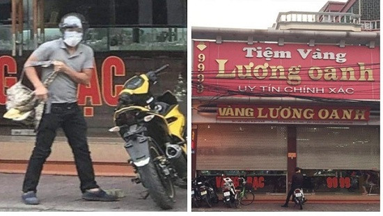 Lộ diện danh tính nghi phạm cầm súng cướp tiệm vàng ở Quảng Ninh