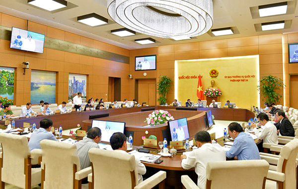 Ba nhóm nội dung được xem xét tại Phiên họp thứ 38 của Ủy ban Thường vụ Quốc hội 