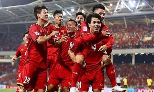 Đội tuyển Việt Nam tăng 2 bậc trên bảng xếp hạng FIFA