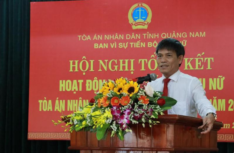 Hội nghị tổng kết hoạt động Ban vì sự tiến bộ của phụ nữ TAND tỉnh Quảng Nam
