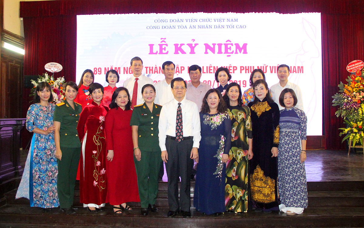 TANDTC kỷ niệm 89 năm ngày thành lập Hội LHPN Việt Nam