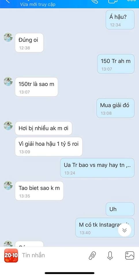 Ngân 98 mua giải 0