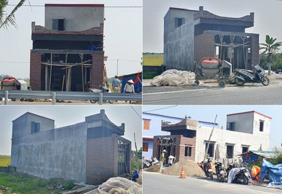 Huyện Vĩnh Bảo, Hải Phòng: Công trình không phép xây dựng trên đất tranh chấp