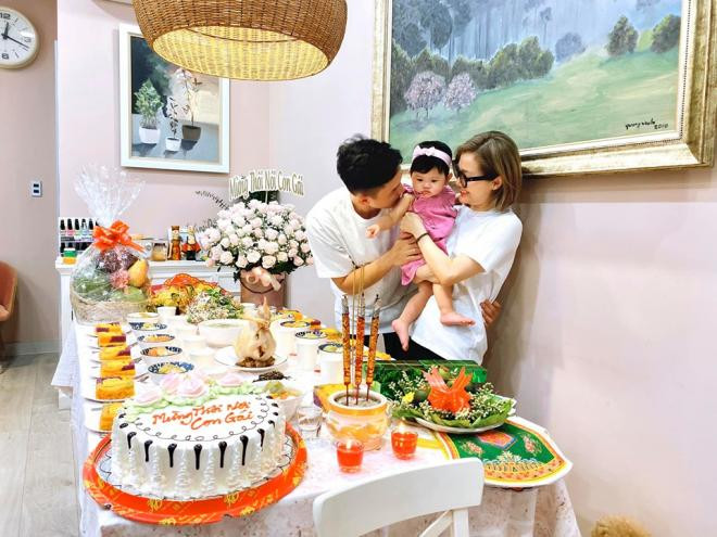 Thôi nôi cháu gái Quang Vinh  1
