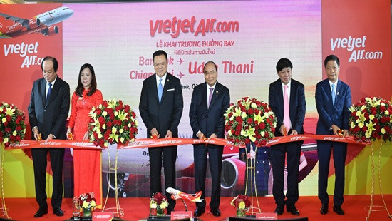 Vietjet khai trương 2 đường bay mới trong khuôn khổ Hội nghị cấp cao ASEAN