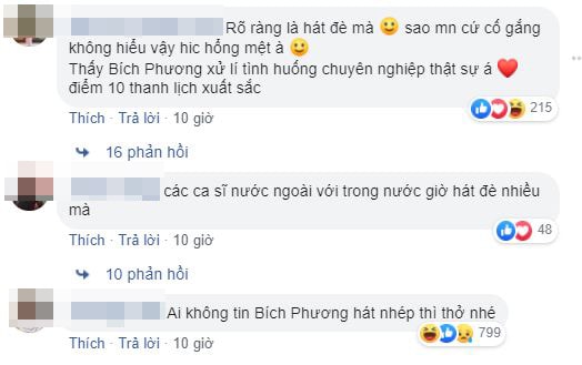 Dân mạng nói về Bích Phương hát nhép 7