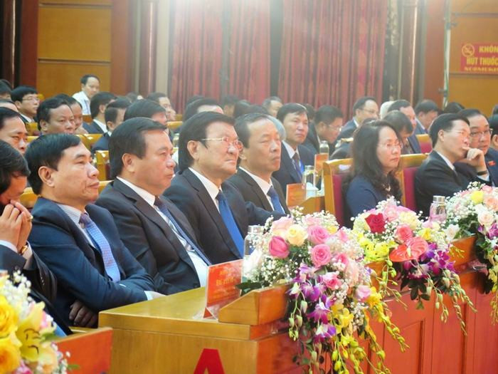 Lãnh đạo Đảng và Nhà nước tham dự mít tinh kỷ niệm 110 năm ngày sinh đồng chí Hoàng Văn Thụ