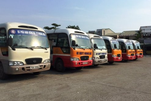 Tuyến xe Huế - Đà Nẵng chuyển thành xe buýt liền kề