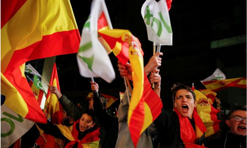 Đảng cực hữu Vox Tây Ban Nha tăng gấp đôi số ghế trong quốc hội sau bầu cử