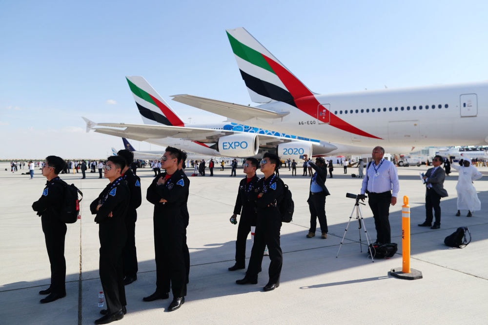 Mãn nhãn những pha trình diễn của “chim sắt” tại Dubai Airshow 2019