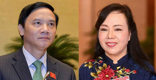 Chính thức miễn nhiệm chức vụ đối với ông Nguyễn Khắc Định và bà Nguyễn Thị Kim Tiến