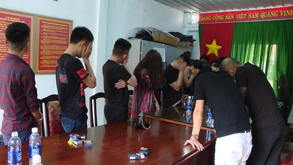 14 nam, 8 nữ thuê biệt thự ở Vũng Tàu để dùng thuốc lắc