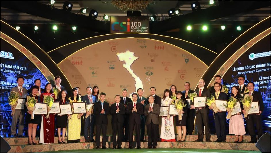 HDBank được vinh danh Top 10 Doanh nghiệp bền vững năm 2019