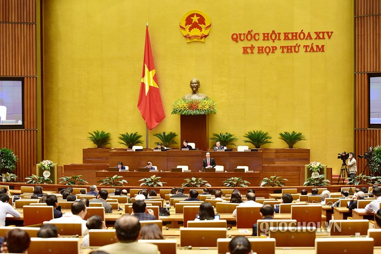 Quốc hội tiến hành biểu quyết 6 Nghị quyết