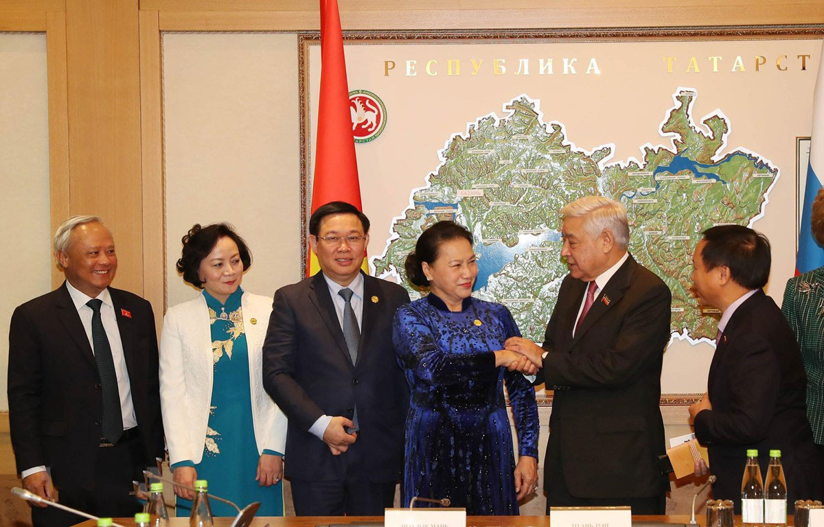 Những hoạt động đầu tiên của Chủ tịch Quốc hội Nguyễn Thị Kim Ngân tại LB Nga