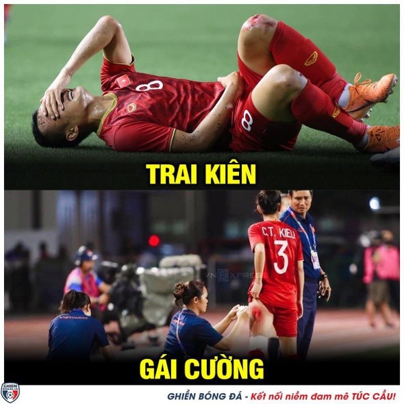 Ảnh chế hài hước sau chiến thắng kiên cường của đội tuyển nữ Việt Nam 0