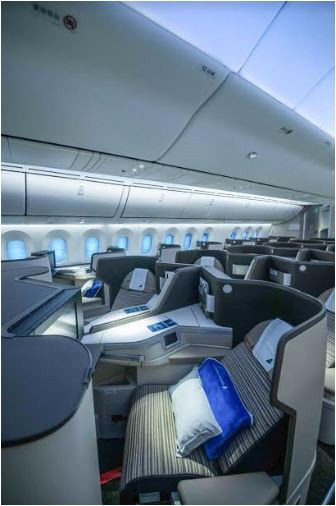 Hé lộ những hình ảnh đầu tiên của nội thất Boeing 787-9 Dreamliner mới gia nhập Bamboo Airways