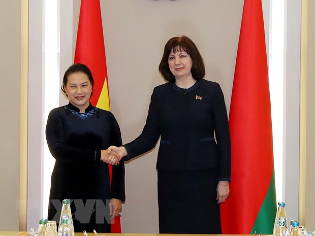 Chủ tịch Quốc hội Nguyễn Thị Kim Ngân hội đàm, hội kiến các nhà lãnh đạo Belarus
