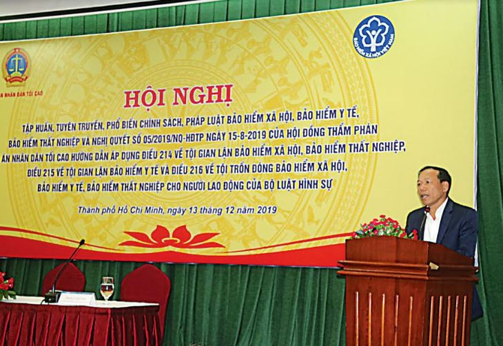 TANDTC phối hợp với Bảo hiểm xã hội Việt Nam tổ chức hội nghị tập huấn