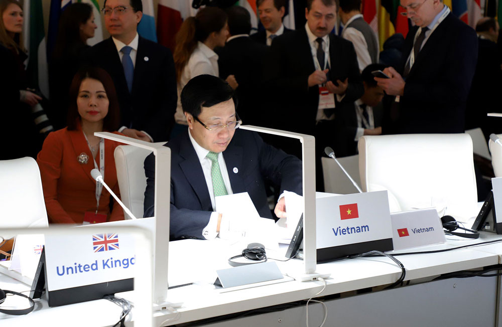 Các hoạt động của Phó Thủ tướng Phạm Bình Minh tại Hội nghị Bộ trưởng Ngoại giao Á-Âu thứ 14