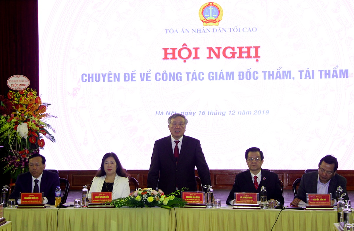 Cần ban hành Nghị quyết về kháng nghị và giám đốc thẩm