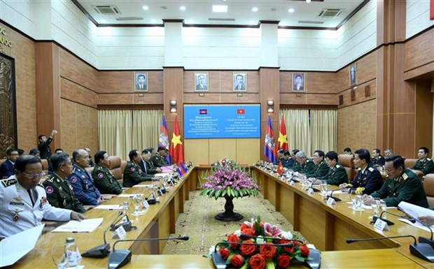 Tăng cường hợp tác toàn diện Quân đội ba nước Việt Nam-Lào-Campuchia