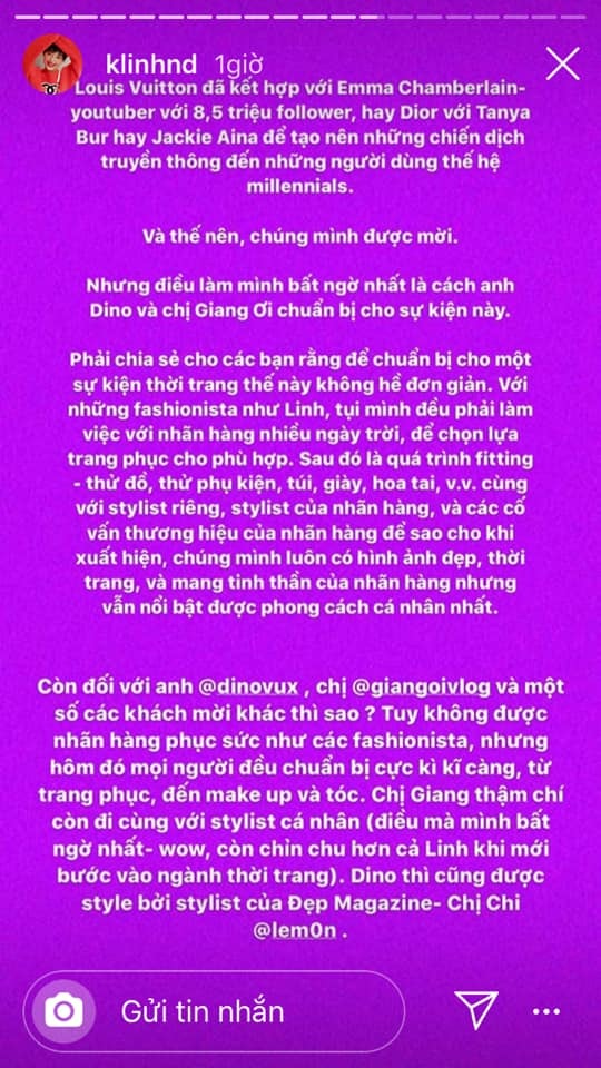 Khánh Linh và hội bạn bị chê 1