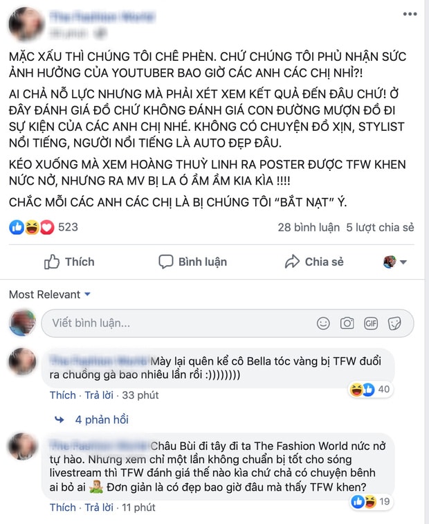 Khánh Linh và hội bạn bị chê 0